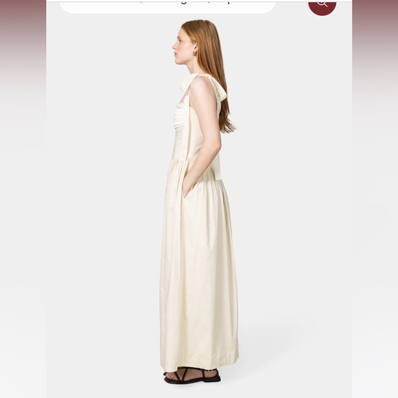 ELIN MAXI DRESS IVORY - Picture 5 of 8